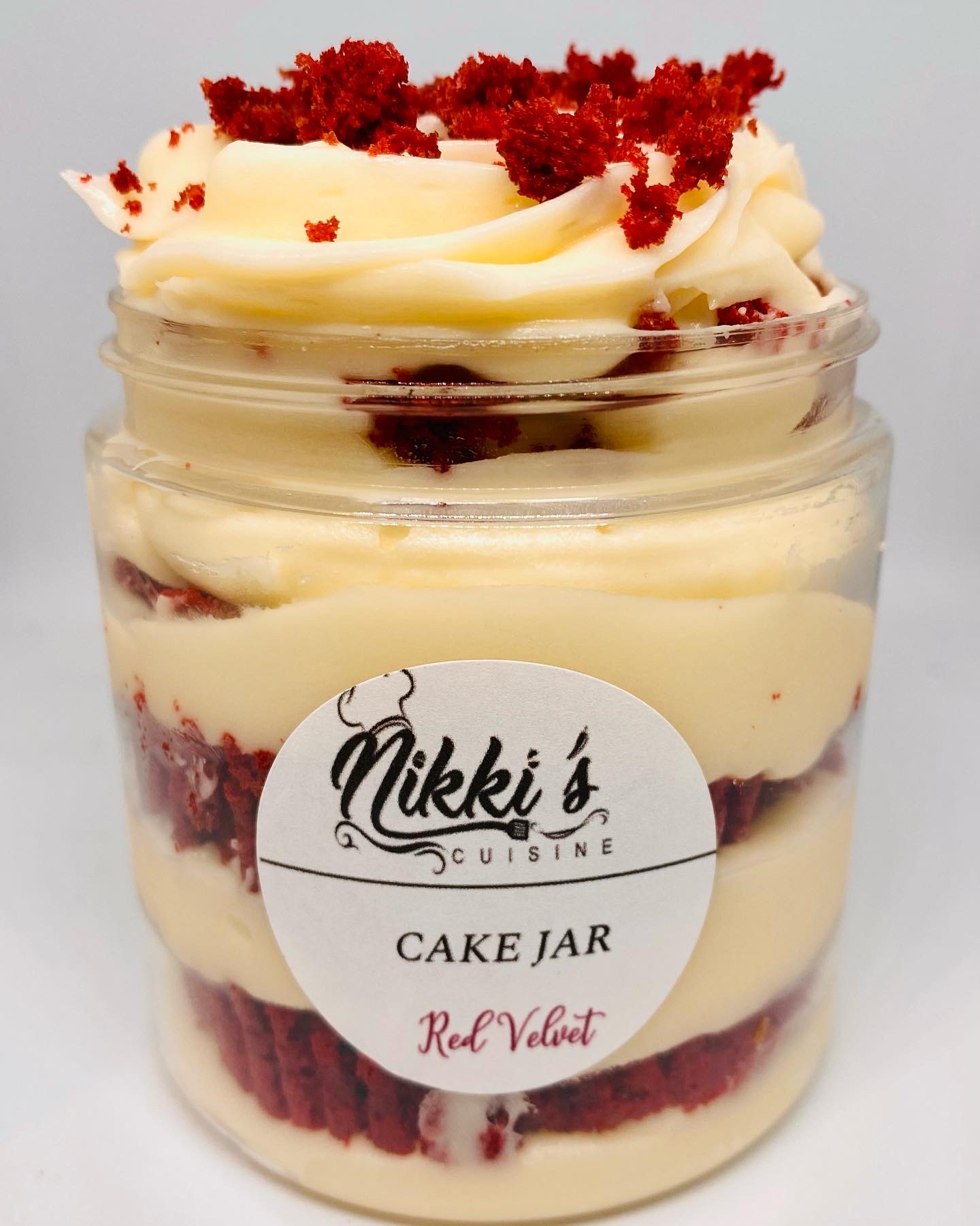 Cake Jars 8 oz (4 Jars) Nikki's Cuisine